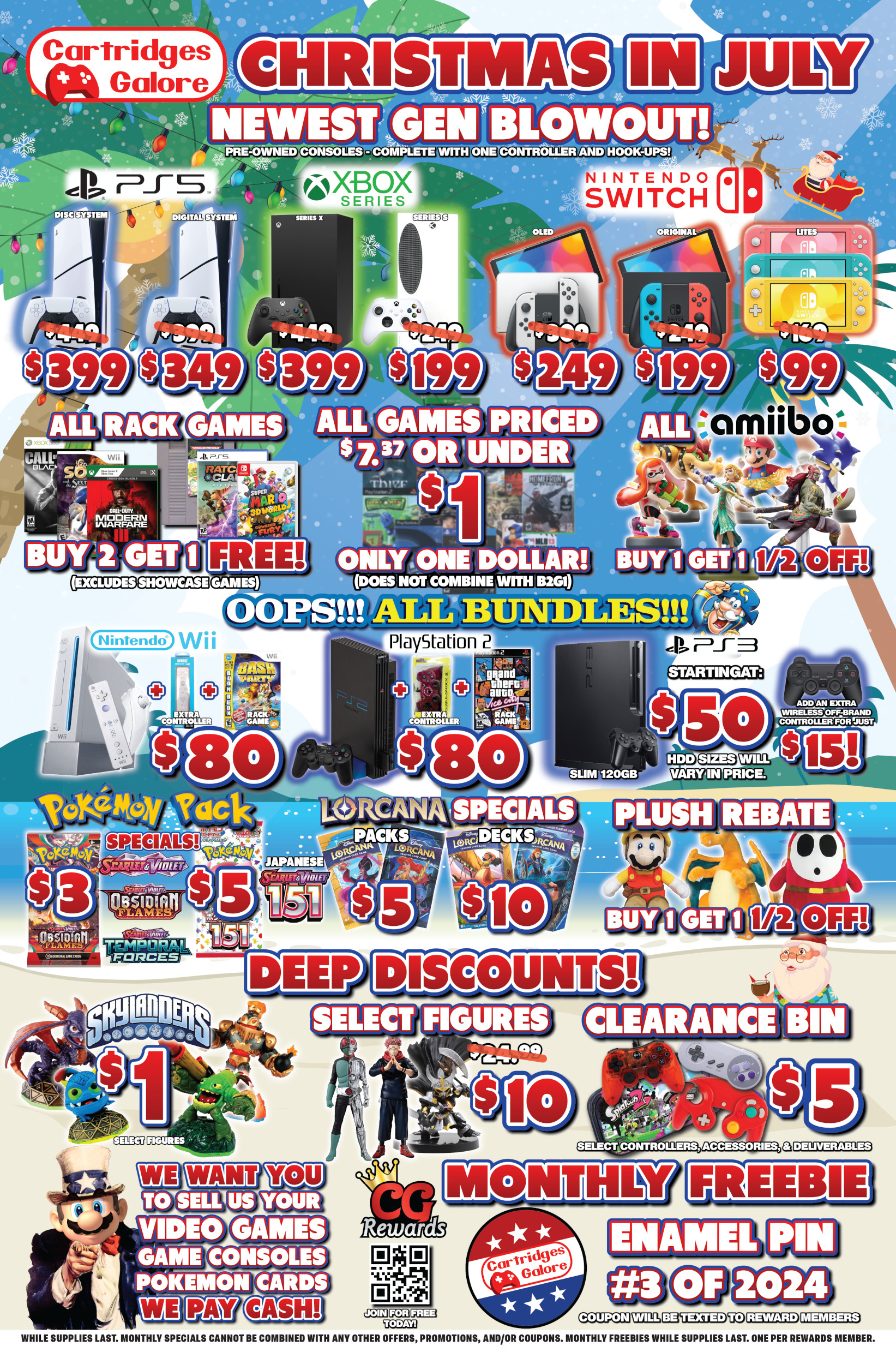 Specials Cartridges Galore